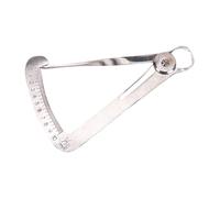 Calibre dental - 10,3 x 6,5 x 1 cm, instrumento de precisión | Calibre dental de acero inoxidable - Para una medición precisa de la longitud y el grosor de los dientes, duradero para el uso en meta