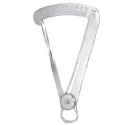 Calibre dental Acero inoxidable Corona Gauge Triangular Espesor Medidor para Laboratorio Dental (medición de cera)