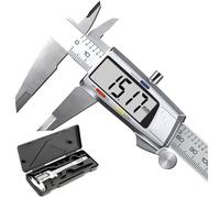 Calibre digital acero inoxidable pantalla LCD incl pilas