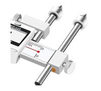 Calibre digital para agujeros redondos con sonda cónica de 10 mm y 20 mm, para la medición de la distancia central del agujero, la distancia central del agujero, la línea central del agujero (G/r/e/en