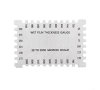 Calibre hexagonal y cuadrado de acero inoxidable para medir el grosor de la película de pintura húmeda en pintura fresca y revestimientos de hasta 2000 um (tipo cuadrado)