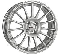 Calibre l565j-llss9538 + 699 Rapide para Llantas de aleación para Chevrolet Aveo a Partir de 2011, 6,5 x 15 Pulgadas, Sparkle Plata