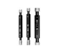 Calibre Rosca Tampon 1 calibre de acero M50-M53, calibre de rosca fina métrica, 6G, M50, M51, M52, M53(M52X1-6G,M51X1.5-6G)