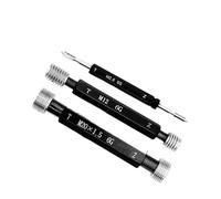 Calibre Rosca Tampon 1 calibre de rosca de acero M0.8-M5 6G, calibre de rosca métrica estándar, herramienta de medición M1, M2, M3, M4 y M5.(M2X0.4-6G)