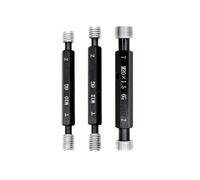 Calibre Rosca Tampon Calibre de acero 6G M18-M31 Gcr15, calibre de rosca fina métrica, herramienta de medición de 0,5, 0,75, 1, 2 y 3 mm, 1 unidad(M31,X 0.75)