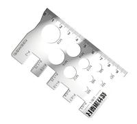 Calibre roscas pernos | Calibre roscas pernos | de acero inoxidable para garajes, automóviles, industria, hogar, carpintería, construcción y mecánica