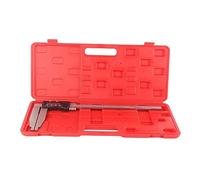 Calibre Vernier Electrónico, Calibrador Digital Calibre Vernier de Acero Inoxidable 0-300 Mm/12 Pulgadas, Pantalla LCD de Mandíbula Larga, Estuche de Transporte, Calibradores