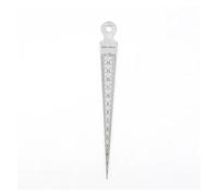 Calibres de espesores, 1-15mm Wedge Feeler Gauges For Measurement Clearance Ruler Gap Ruler Filler Gauge Measuring Probes Thickness Meter Steel Ruler(1-15mm)