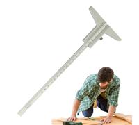 Calibres para medir - Alta precisión de aluminio para medir joyas, calibradores de bricolaje para electrónica y carpinteros - para carpintería - Regla de hardware - Moldes artesanías de joyería