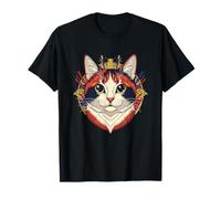 Calico Cat Mandala Cosmic Feline Camiseta