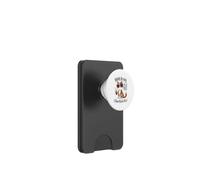 Calico Cat se aferra a Pensar Demasiado en Este Amante del café PopSockets PopWallet para MagSafe