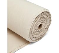 Calico Fabric 100% algodón 145 GSM, 152.4 cm (150 cm) para proyectos de manualidades, costura, bolsas de bricolaje, decoración del hogar, bordado, patchwork y decoraciones | (30 metros) - Craft Queen