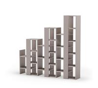 Calicosy Anissa - Estantería para sala de estar (158 x 29 x 151 cm, altura de 151 cm)