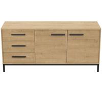 Calicosy Aparador craft 2 puertas 3 cajones decoración roble - l153 cm