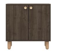 Calicosy Aparador pequeño de 2 puertas con patas de haya maciza, 72 cm de ancho - LINA