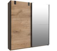 Calicosy Armario 2 puertas correderas l180 cm - efecto madera clara