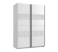 Calicosy - Armario con 3 puertas correderas con inserto, paneles de partículas, almacenamiento práctico, estilo contemporáneo, para dormitorio, 135 x 65 x 200 cm