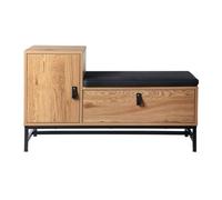 Calicosy Banc à Chaussures Avec 2 Rangement L100 cm - Jill