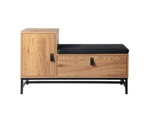 Calicosy Banc à Chaussures Avec 2 Rangement L100 cm - Jill