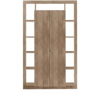 Calicosy Biblioteca 2 puertas A217 cm - Efecto Roble artesanal