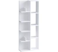 Calicosy Biblioteca con 4 huecos y 4 estantes H150 cm - Blanco