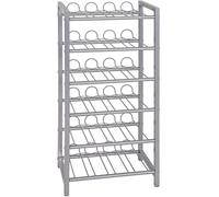 Calicosy Botellero de metal - H72 cm - Gris