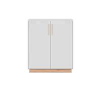 Calicosy Buffet Split - Aparador (82 x 40 x 94 cm, diseño de piedra y roble, color gris