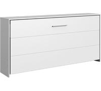 Calicosy Cama abatible horizontal - 1 plaza - 90x200 - L212 cm - Blanco