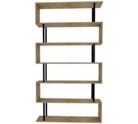 Calicosy Estantería 7 estantes decoración roble zafiro L90 cm