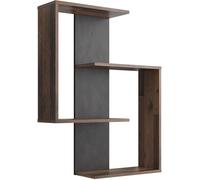 Calicosy Estantería de pared 4 estantes L65 cm - Efecto Roble Vintage