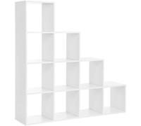 Estantería de Almacenamiento Estantería Modular Estante con Cubos Blanco