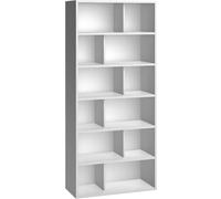 Calicosy Estantería multialmacenaje 6 niveles 206 cm - Blanco