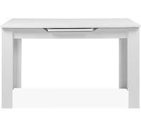 Calicosy Mesa de comedor extensible L125-165 cm - Blanco