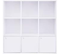 Calicosy Mueble de almacenamiento blanco de 9 compartimentos l97,5 cm