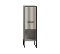 Calicosy Mueble de baño pequeño con 1 puerta y 1 nicho, acabado cachemira, altura 101 cm - AURA