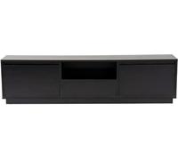 Calicosy Mueble de TV con 3 puertas L160 cm - Efecto Madera negra