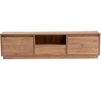 Calicosy Mueble de TV con 3 puertas L160 cm - Efecto Pino atlántico