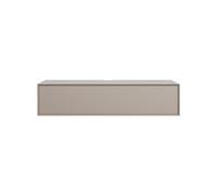 Calicosy ORÉLIA - Mueble de TV bajo con 1 puerta abatible, 160 cm de ancho