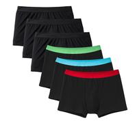 CALIDA Calzoncillo boxer 'Natural Benefit' azul / verde / rojo / negro M azul / verde / rojo / negro