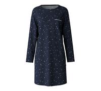 CALIDA Camiseta de noche azul oscuro / blanco S azul oscuro / blanco