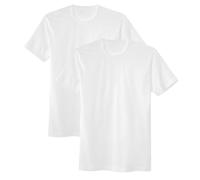 CALIDA Camiseta Hombre,2er Pack De - Natural Benefit,Corte Cuello Redondo,100%