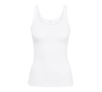 Calida Natural Comfort Camiseta sin Mangas, Blanco (Weiss 001), 50 (Talla del Fabricante: Large) para Mujer