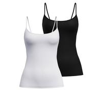CALIDA Camiseta térmica 'Sleek Skin' negro / blanco XSxA EUR