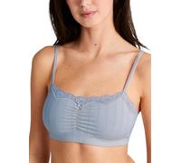 Calida Etude Toujours Bustier Mujer de Algodón Supima Aguja Fina, Aura Blue, 40-42