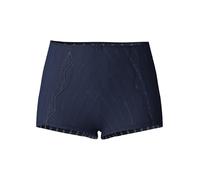 Calida Etude Toujours Panty - Panty para Mujer, algodón Pima, Aguja Fina, Cintura Alta, Peacoat Blue, 42-44