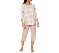 CALIDA Lovely Nights Pajama Set, Opaco, Rose Bud, 48-50 Women's