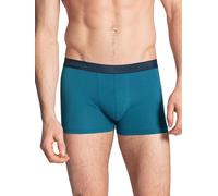 CALIDA Calzoncillo boxer marino / azul cian / negro, Talla XL
