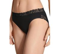 Calida Natural Comfort Lace Braguita, Corte Recto, señora, de algodón Supima, Femeninos Detalles de Encaje