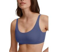 Calida Natural Skin Bustier - Sujetador para Mujer, Ajuste de Temperatura, Secado rápido, Azul Cobalto, 44-46
