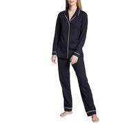 Calida Night Lovers Juego de Pijama, Lapis Azul Oscuro, L para Mujer